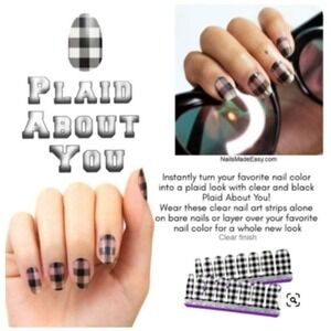 Color Street | Plaid About You | Nail Polish Stripes |‎ NWT | SKU39v